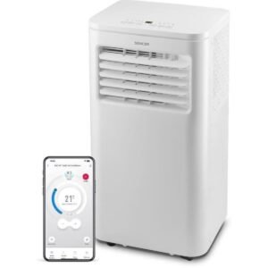 Climatiseur mobile Sencor SAC MT7048C 7000 BTU WiFi déshumidification blanc